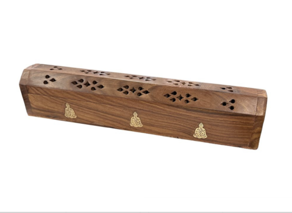 Buddha Incense Holder Sheesham 30 cm - Image 3