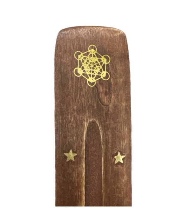 Metatron Ski Wooden Incense Holder - Image 2