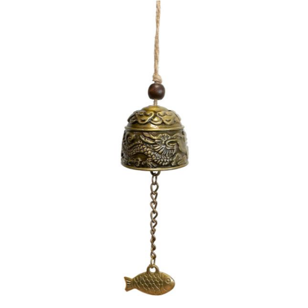 Dragon/Fish lucky bell 24cm