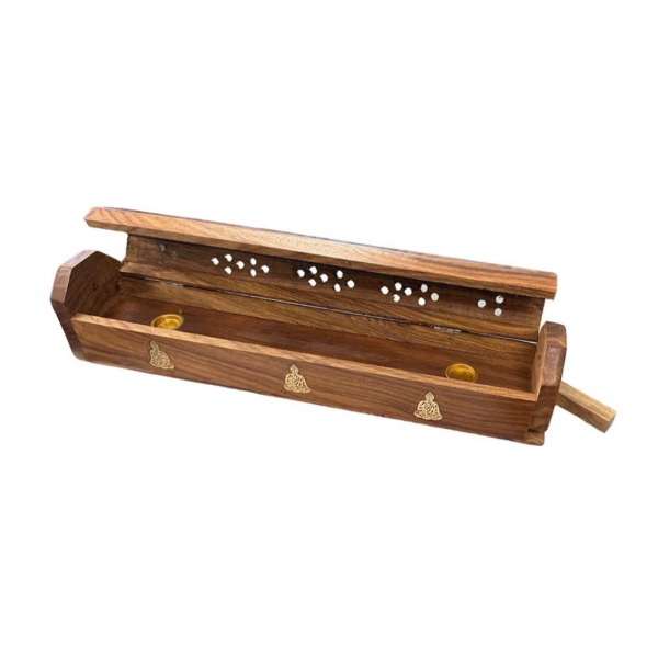 Buddha Incense Holder Sheesham 30 cm