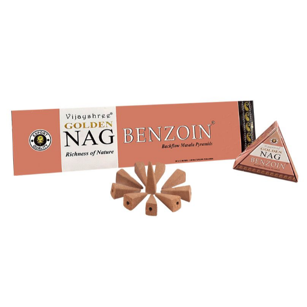 Vijayshree Golden Nag Benzoin Reflow Cones