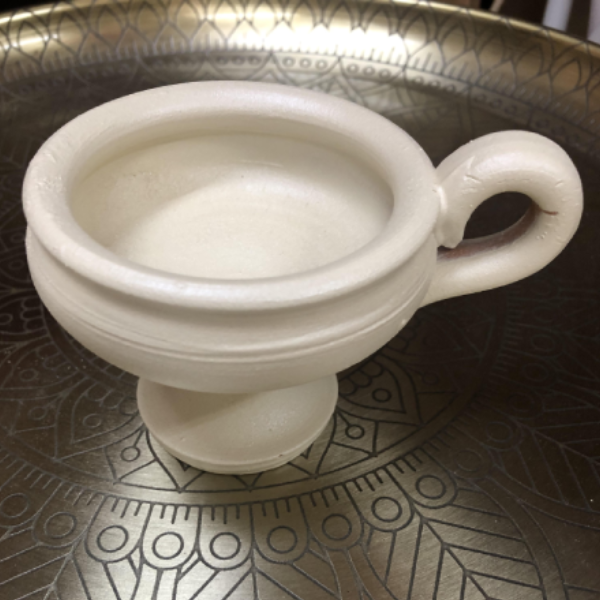Clay Smudge Pot